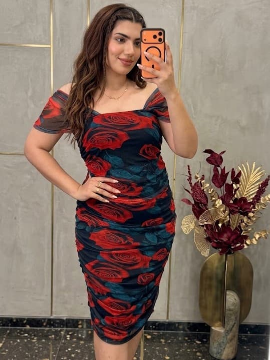 Lycra Tulle Lined Dress